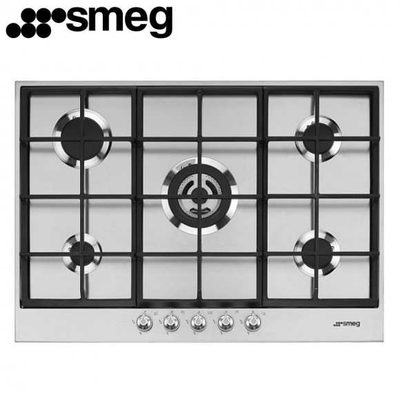 Варочная панель газовая SMEG PX175 нержавеющая сталь