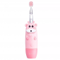 Детская электрическая звуковая зубная щетка Revyline RL025 розовая