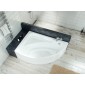 Акриловая ванна Santek Гоа 150х100 R асимметричная белая 1WH112032