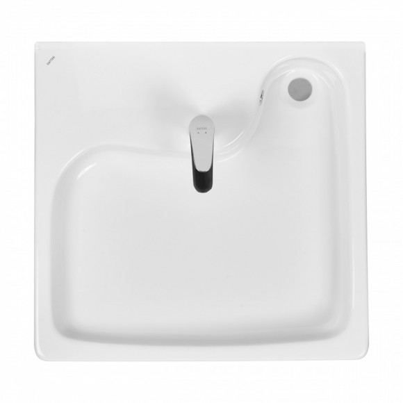 Раковина Santek Клио 60х51 с кронштейнами и сифоном 1WH501784