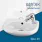 Раковина Santek Бриз 40 отверстие под смеситель справа 1WH110445