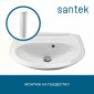 Раковина Santek Бриз 50 без отверстия под смеситель 1WH110448