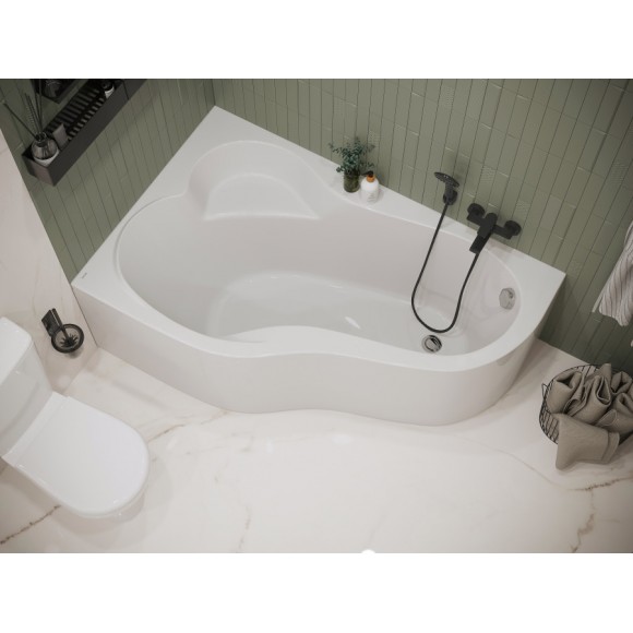 Акриловая ванна Santek Ибица XL 160х100 L асимметричная белая 1WH112036