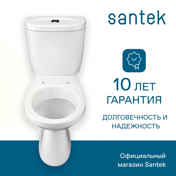 Унитаз-компакт Santek Анимо с диагональным выпуском, стандарт 1WH302134