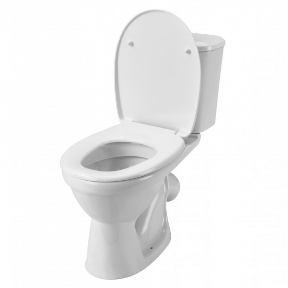 Унитаз-компакт Santek Бореаль с диагональным выпуском, стандарт, антивсплеск, softclose 1WH302146