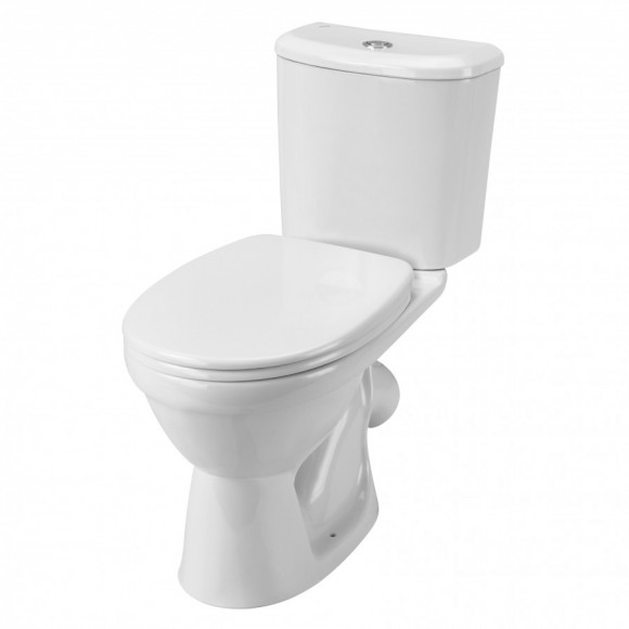 Унитаз-компакт Santek Бореаль с диагональным выпуском, стандарт, антивсплеск, softclose 1WH302146