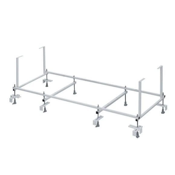 Акриловая ванна Santek Касабланка XL 170х80 прямоугольная белая 1WH302441 + монтажный комплект 