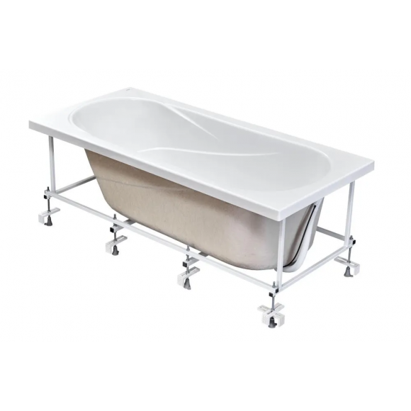 Акриловая ванна Santek Касабланка XL 170х80 прямоугольная белая 1WH302441 + монтажный комплект 