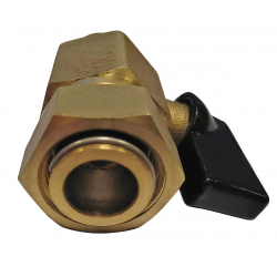 Кран шаровой латунный Santek для инсталляции KE603144