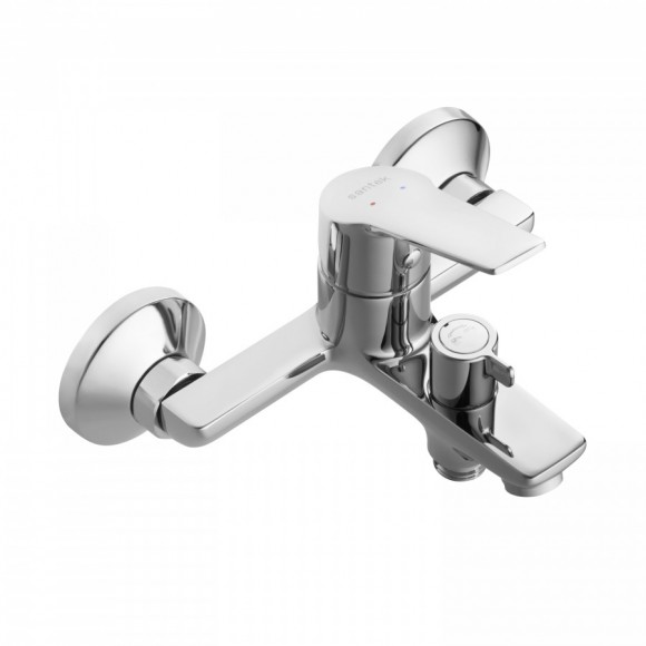Смеситель Santek Венга для ванны с душем, однорычажный, хром WH5A10003C001