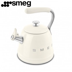 Чайник для плиты SMEG CKLW2001CR со свистком кремовый