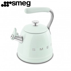 Чайник для плиты SMEG CKLW2001PG со свистком пастельный зеленый