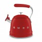 Чайник для плиты SMEG CKLW2001RD со свистком, красный, 2,3л