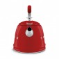 Чайник для плиты SMEG CKLW2001RD со свистком, красный, 2,3л