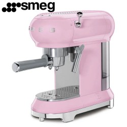Кофеварка рожковая SMEG ECF01PKEU розовый
