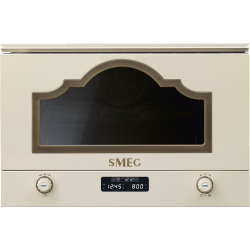 Встраиваемая микроволновая печь SMEG MP722PO кремовая