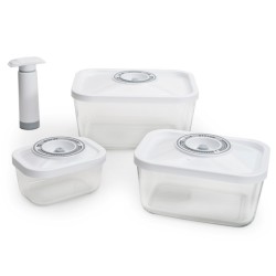 Контейнеры для вакуумных упаковщиков STATUS, набор VAC-Glass-Set White