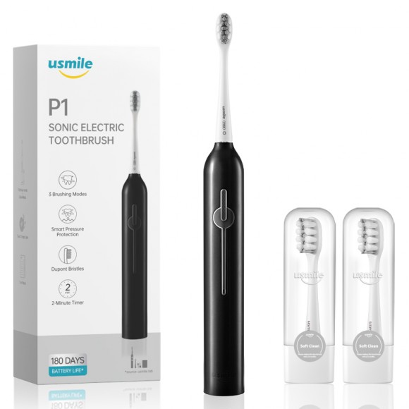 Электрическая зубная щетка USMILE P1 - Black