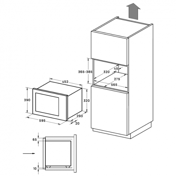 Встраиваемая микроволновая печь VARD VMG125PK