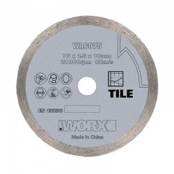 Алмазный пильный диск WORX WA6075 76х1,6х10 мм