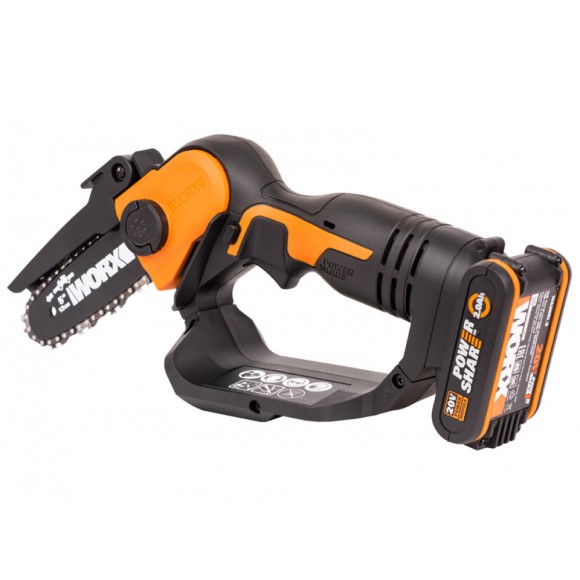 Комплект: Пила аккумуляторная WORX WG324E + Аккумулятор WORX WA3551 в подарок