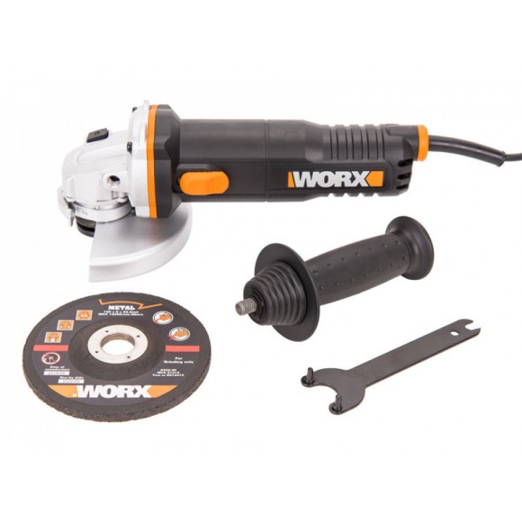 Комплект: Сабельная пила аккумуляторная WORX WX500 + Угловая шлифмашина WORX WX712 + Аккумулятор WORX WA3551 в подарок