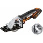 Дисковая пила аккумуляторная WORX SAW WX527