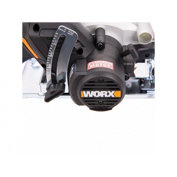 Комплект: Циркулярная мини-пила WORX WX531.9 + Зарядное устройство WORX WA3880 + Аккумулятор WORX WA3551 в подарок
