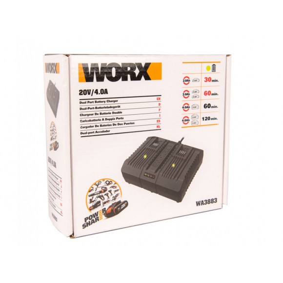 Комплект: Лобзик-сабельная пила аккумуляторный WORX Axis WX550 + Зарядное устройство WORX WA3883 + Аккумулятор WORX WA3551 в подарок