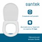 Крышка-сиденье Santek Алькор полипропилен пластиковые петли 1WH302198