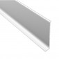 Плинтус алюминиевый Bonkeel ПЛ80 501л серебро люкс 2500х78,5х11,2мм