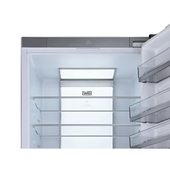 Встраиваемый холодильник VIC177NIW двухкамерный с нижней морозильной камерой