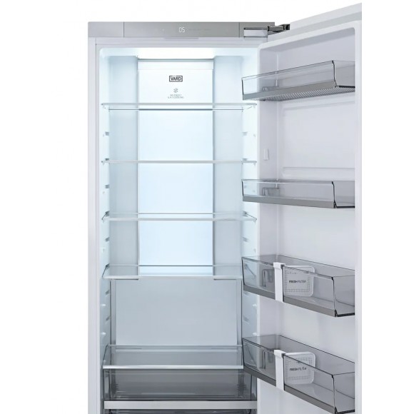 Встраиваемый холодильник VARD VRI177NIW двухкамерный 