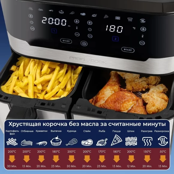 Аэрофритюрница Profi Cook PC-FR 1242 H