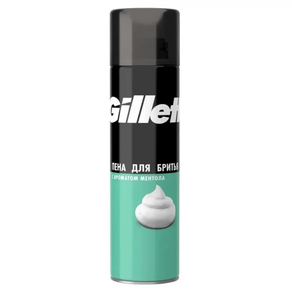 Пена для бритья Gillette Classic Menthol, 200 мл