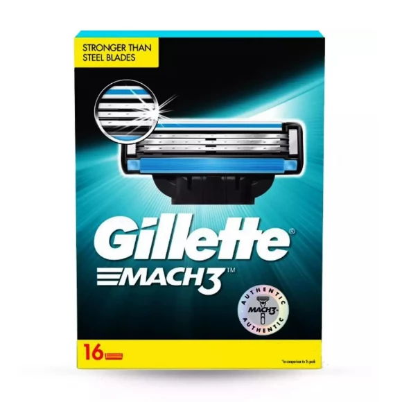 Сменные кассеты для бритья Gillette Mach3 Turbo (16 шт)