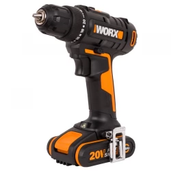 Дрель-шуруповерт аккумуляторная WORX WX100.2 + 2Ач х2 + ЗУ 0,4А + сумка