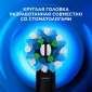 Электрическая зубная щетка Oral-B Vitality Pro D103.413.3 Cross Action Protect X Clean, черный+Насадки Oral-B EB50BRB CrossAction Black, 4 шт