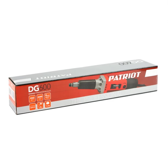 Машина прямошлифовальная PATRIOT DG 600