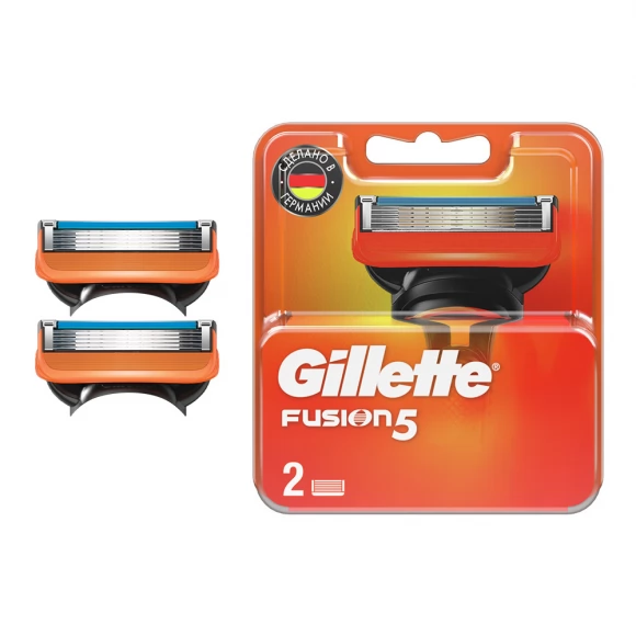 Сменные кассеты для бритья Gillette Fusion5, 2 шт