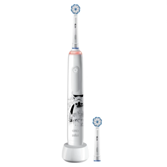 Детская электрическая зубная щетка Oral-B Pro 3  Junior Sensi Звездные Войны D505.523.2K