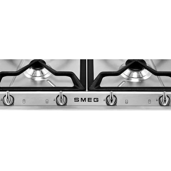 Варочная панель газовая SMEG SR964XGH нержавеющая сталь матовый