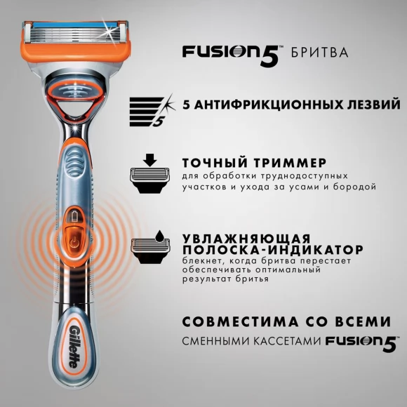 Бритвенный станок Gillette Fusion5 Power