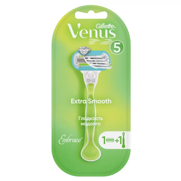 Женская бритва Gillette Venus Extra Smooth Embrace + 2 кассеты