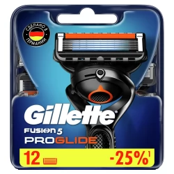 Сменные кассеты для бритья Gillette Fusion5 ProGlide, 12 шт