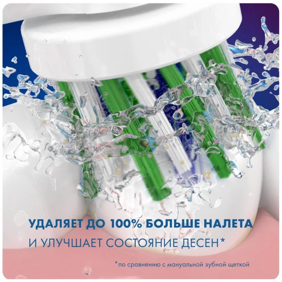 Насадка для зубных щеток Oral-B CrossAction EB50RB-8 (8 шт)