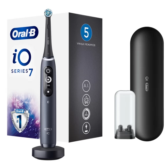 Электрическая зубная щетка Oral-B iO 7 Black Onyx