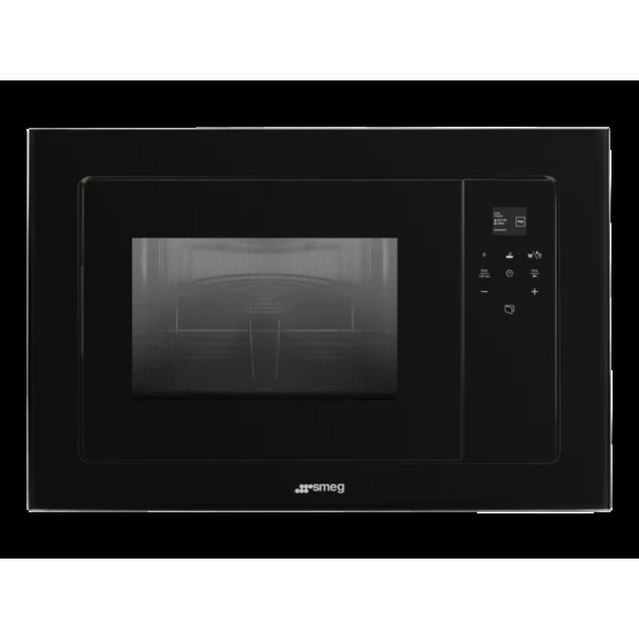 Микроволновая печь SMEG FMI120B3 черное стекло