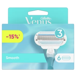 Сменные кассеты для бритвы Gillette Venus Smooth, 6 шт