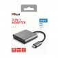 Адаптер 23772 Trust Dalyx 3-в-1 Multiport USB-C